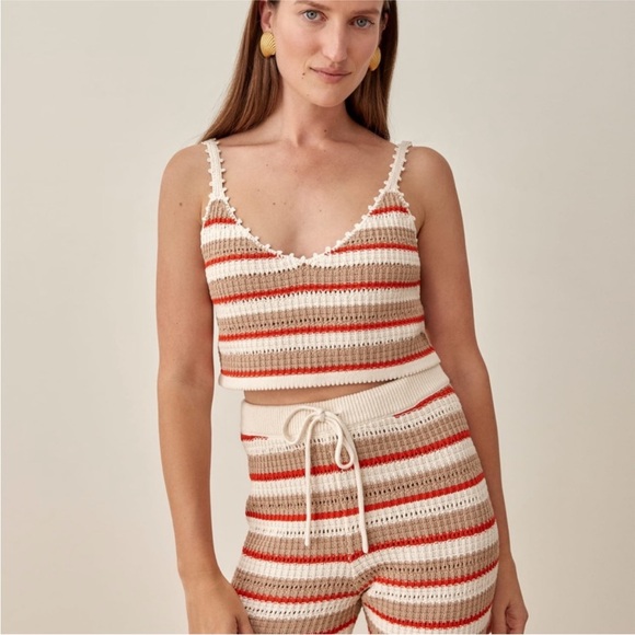 Carini open knit set from reformation - Picture 4 of 7